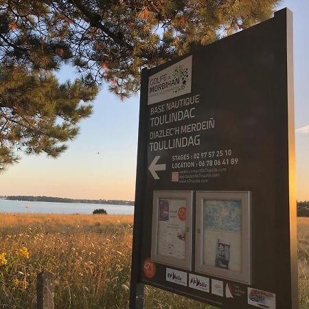 Maison Vue Mer Dans Le Golfe Du Morbihan Baden Buitenkant foto
