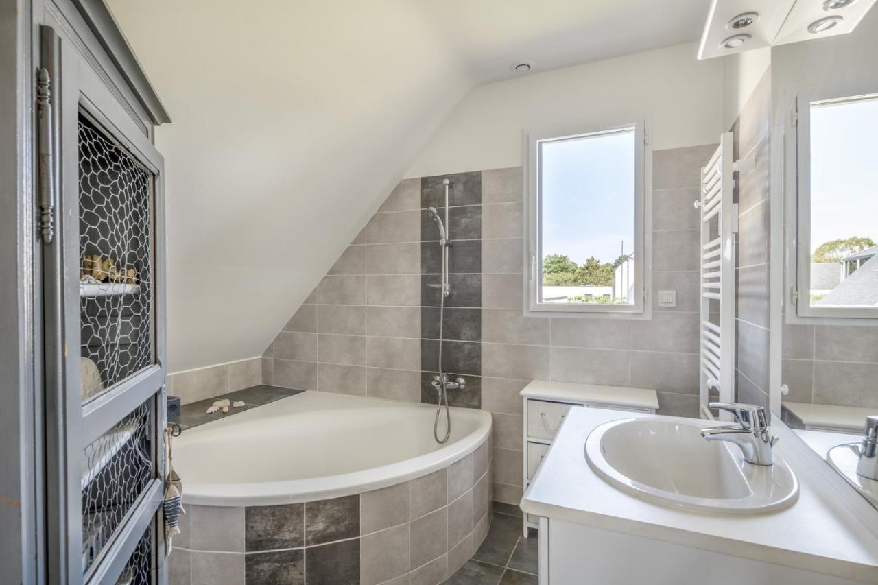 Maison Vue Mer Dans Le Golfe Du Morbihan Baden Buitenkant foto
