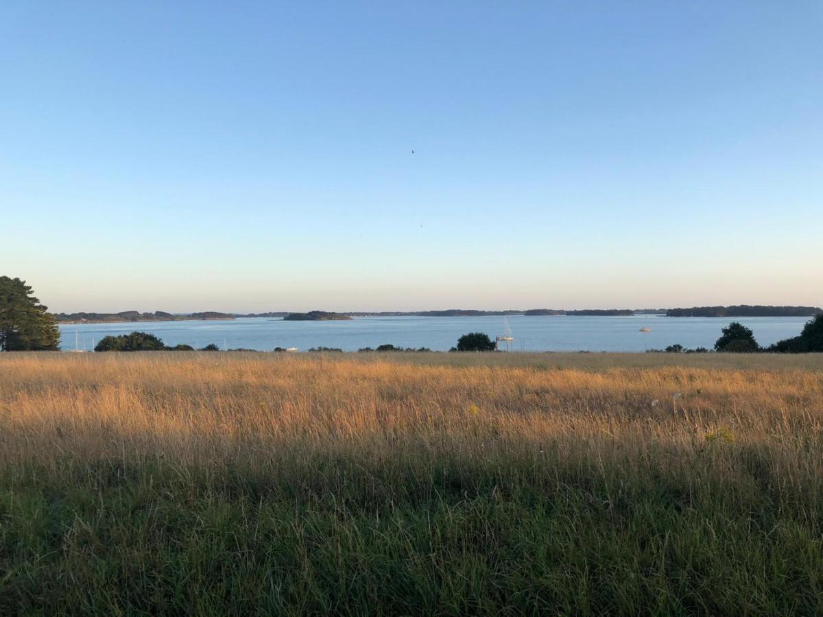 Maison Vue Mer Dans Le Golfe Du Morbihan Baden Buitenkant foto